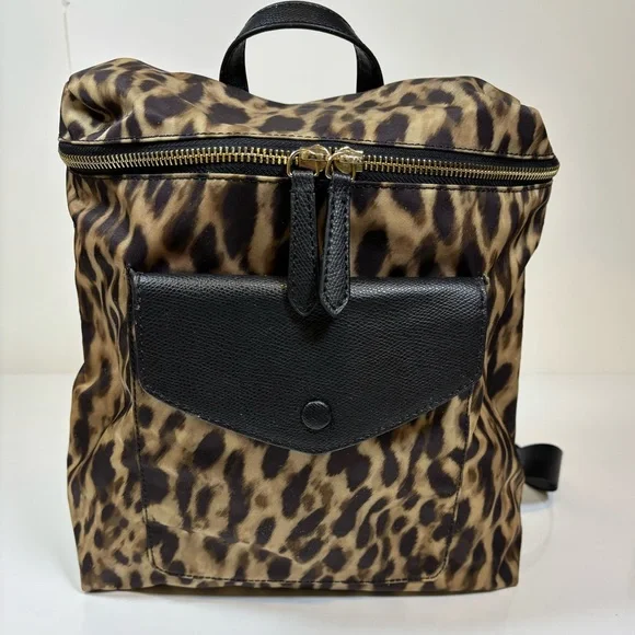 Banana Republic Bags Banana Republic Animal Print Backpack Poshmark
